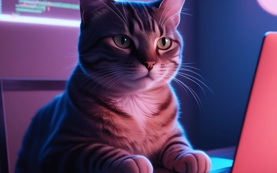 The Hacker Cat 🐾 – Όταν η τεχνολογία γίνεται τέχνη